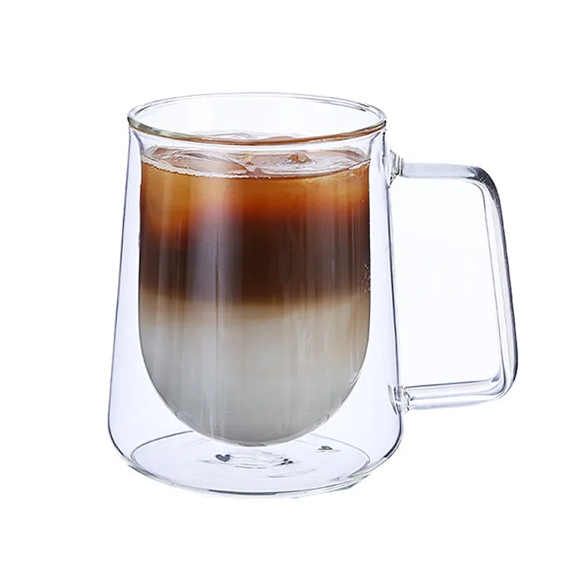 2023 New Simplicity Glass Cup Coffee Drinkware Insulation