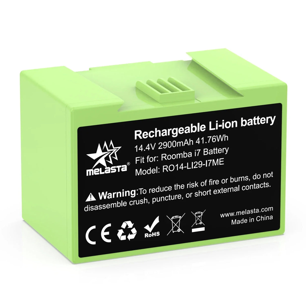 Melasta 14.4V 2900mAh Battery for iRobot Roomba e