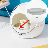 Cat Litter Box Footrest grill Petree Self Automatic
