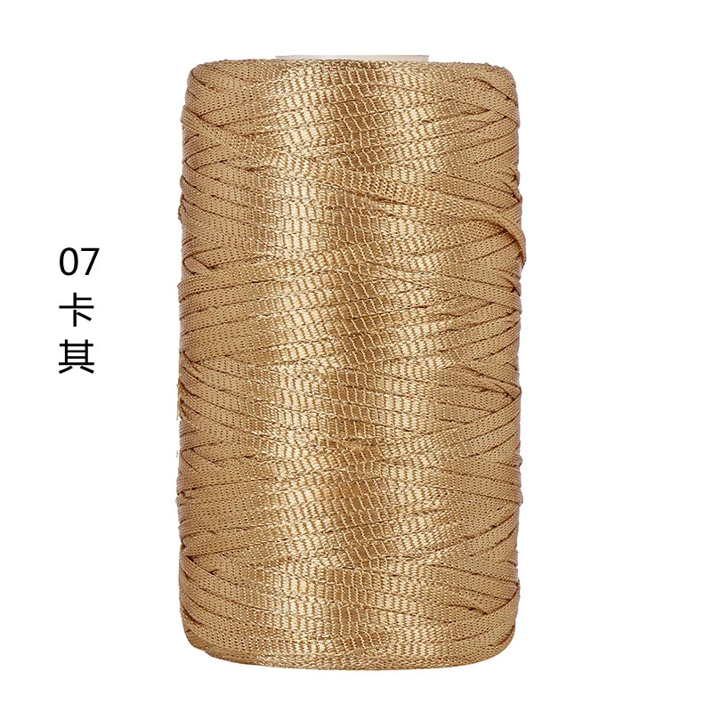 100g Summer Crochet Yarn 3mm Cord Line Hat