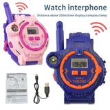 Children Education Toys 2PCS Toy Walkie Talkies Watches