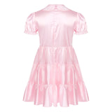 Mens Sissy Crossdress Dress Maid Servant Uniform Halloween