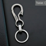 HighEnd Titanium Keychain Luxury Men Car Key Chain