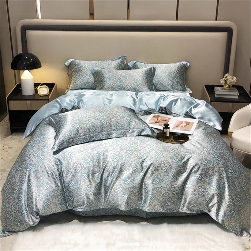 Mulberry Silk 4 Pieces Comforter Bedding Set, 1PC