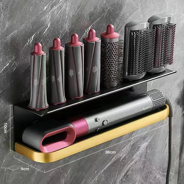 New Wallmounted Dryer Hair Curler Storage Rack Suitable