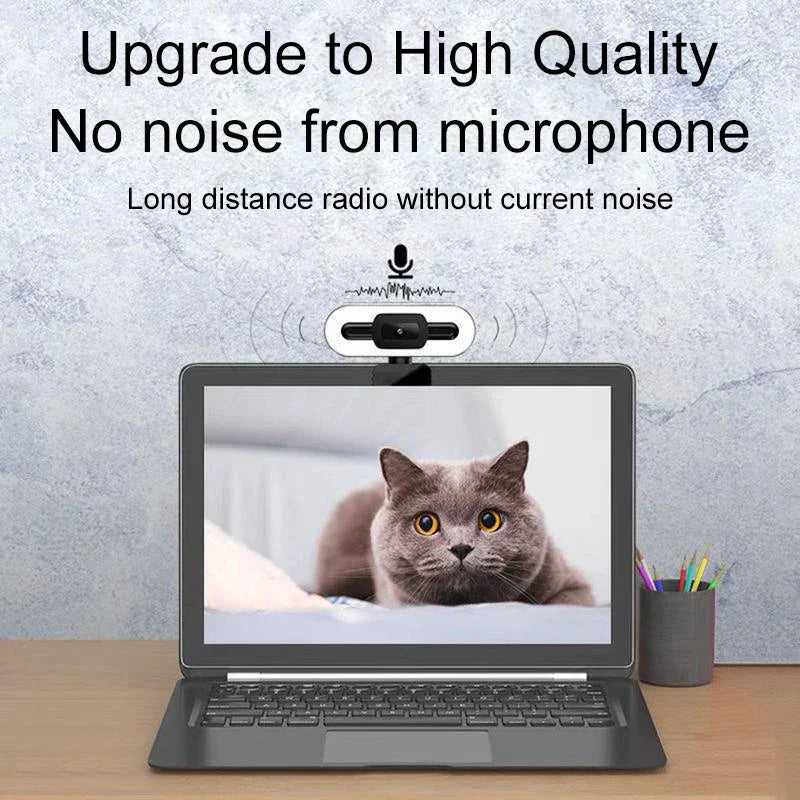 Portable 4K Webcam PC Laptop 2K 1080P Webcam