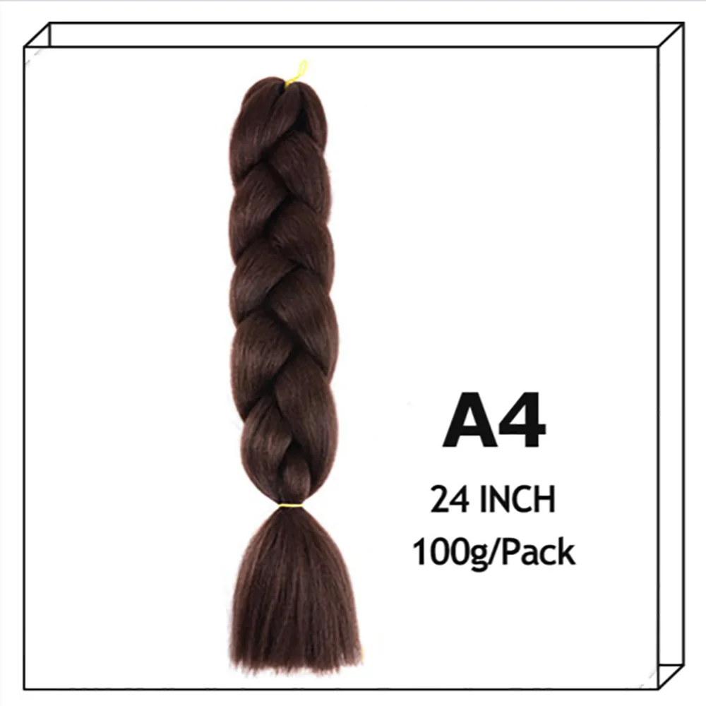 24Inch Synthetic Long Jumbo Ombre Braiding Hair For
