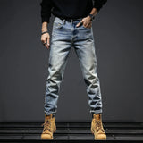 12.8oz 77% Cotton Red Selvedge Stretch Denim Men