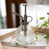 Glass Embossed Air Pressure Gardening Small Watering Can