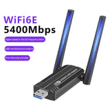 AX3008 Wireless Network Card Tri-Band 2.4G/5G/6GHz 5400Mbps USB