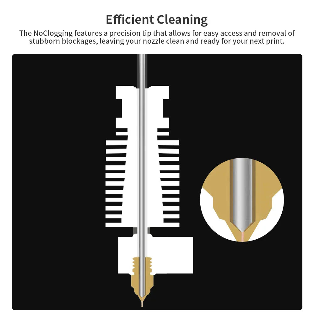 Toaiot No Clogging 3D Printing Cleaning Tool Unclogging