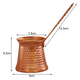 350ml Turkish Copper Coffee Pots Heat Resistance Brewing