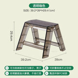Modern Home Folding Ladder Transparent Acrylic Step Ladders