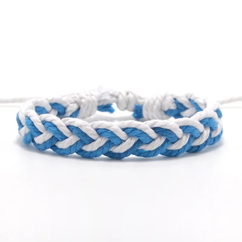 Ethnic Thread Bracelet Retro Handmade Boho Multicolor Braided