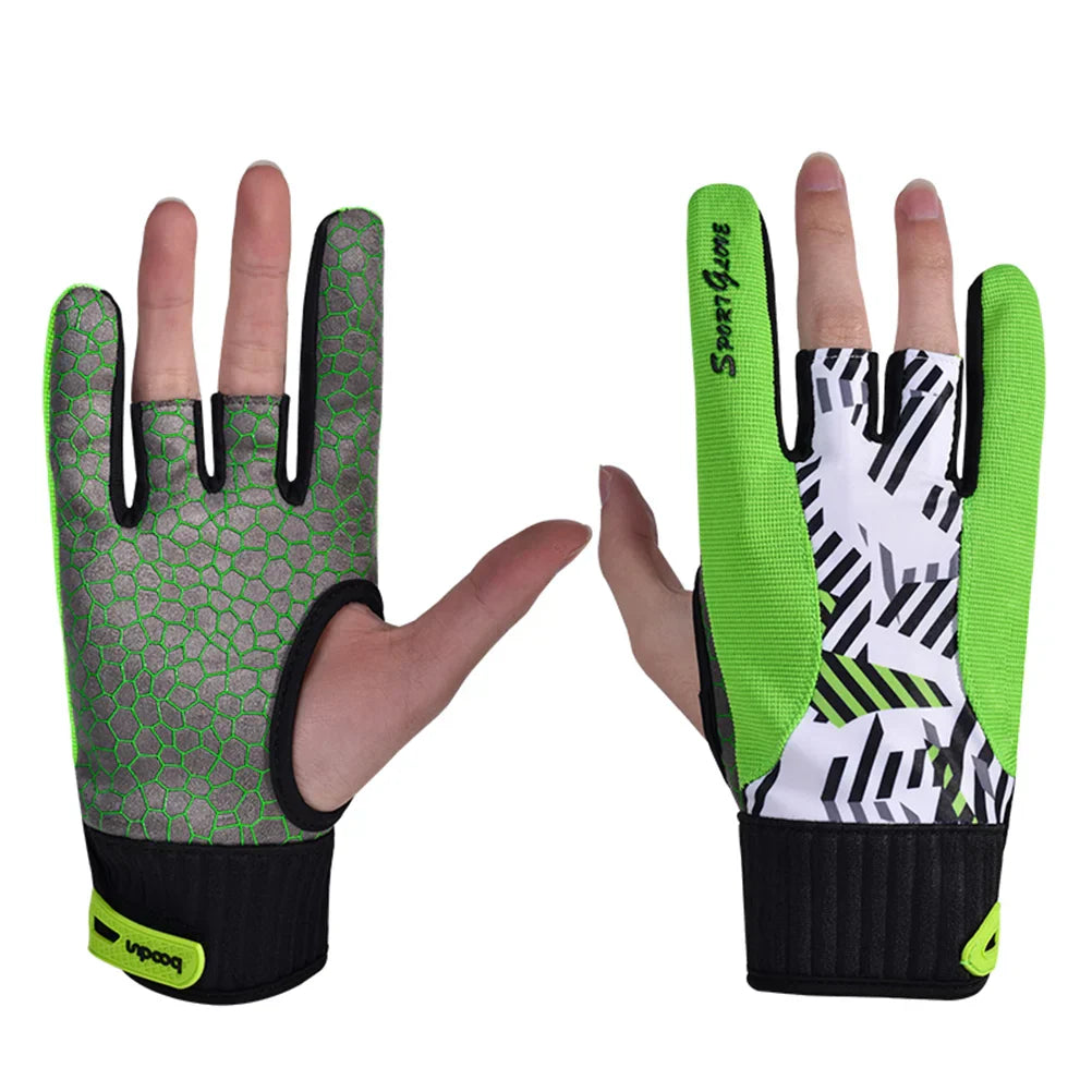 Bowling Semi Finger 1 Pair Silicone Anti Elastic