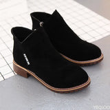 Shoes Women 2022 Fashion Thick Sole Ankle Boots