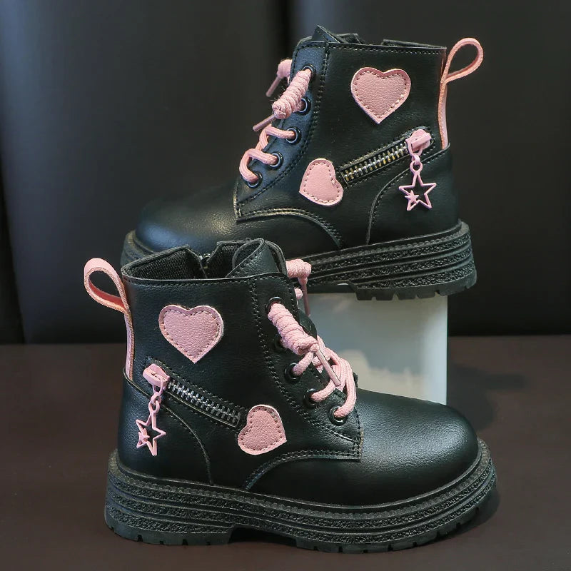 Girls Boots Kids Fashion Rubber Boots Cool Girl