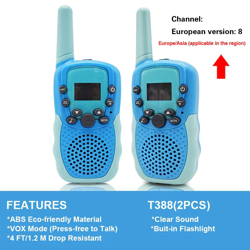 T388 Walkie Talkie Children Radio Receiver Walkie Talkie