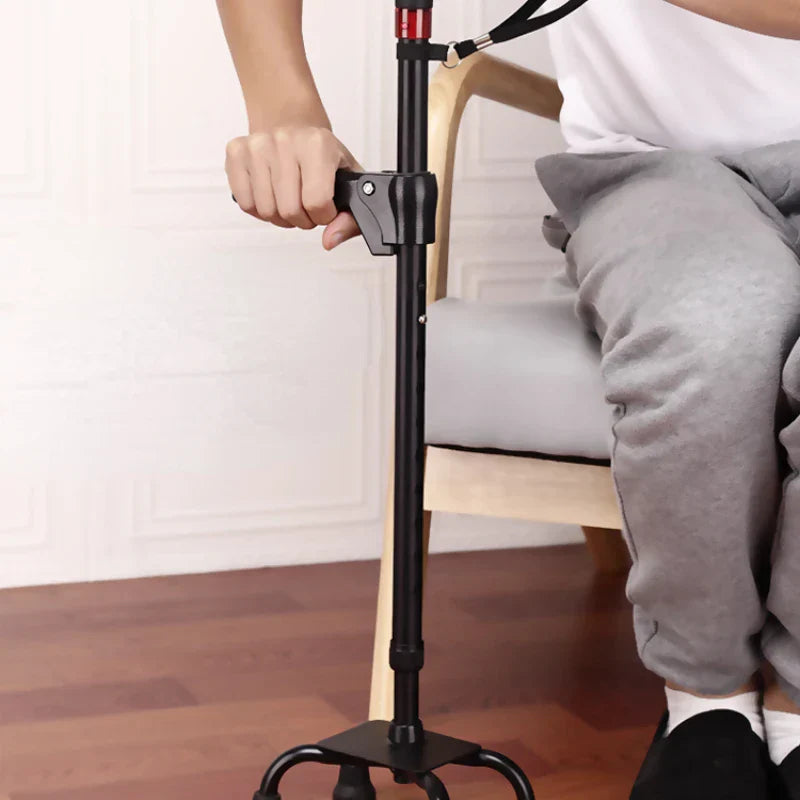 Multifunctional Intelligent Automatic Alarm Crutches Elderly Anti-skid Cane