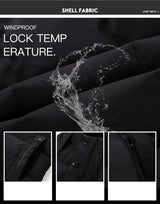 Winter Thick Warm Jacket Men Oversized Long Cotton