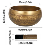 Miwayer Tibetan Singing Bowl Set Divine Eye Unique