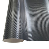 3D Carbon Fiber Vinyl Wrap Film Glossy Black
