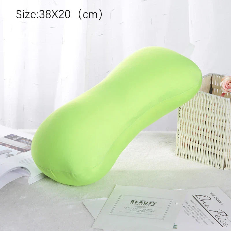Bone Shape Roll Pillow Mini Cushion Microbead Back