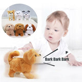 18CM Electric Simulation Puppy Plush Toys Interactive Cute