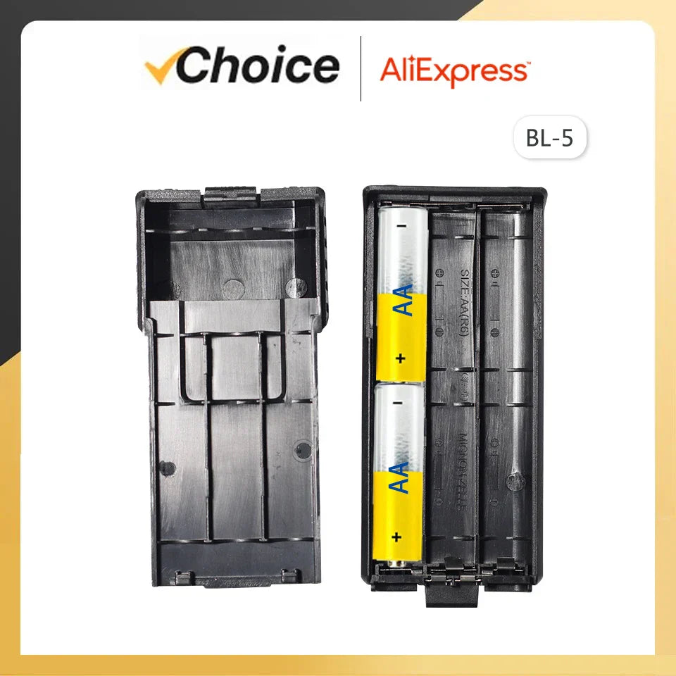 Baofeng UV-5R Battery Case BL-5 AAA batteries Shell