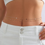 Salircon Fashion Design Chinese Knot Belly Waist Chain