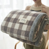 Knit Blanket Throw Soft Chenille Yarn Knitted Blanket
