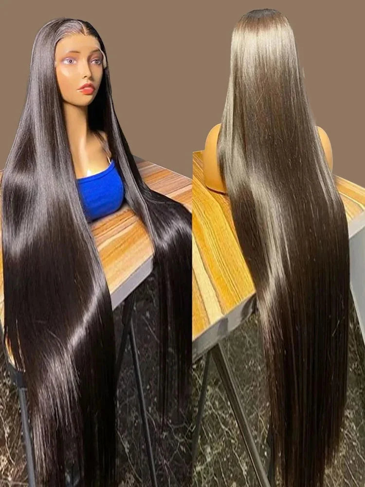 34 30 Inch Bone Straight Hd Lace Front