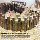 Hamster Cage Fence Guinea Pig Wood Climbing Bridge