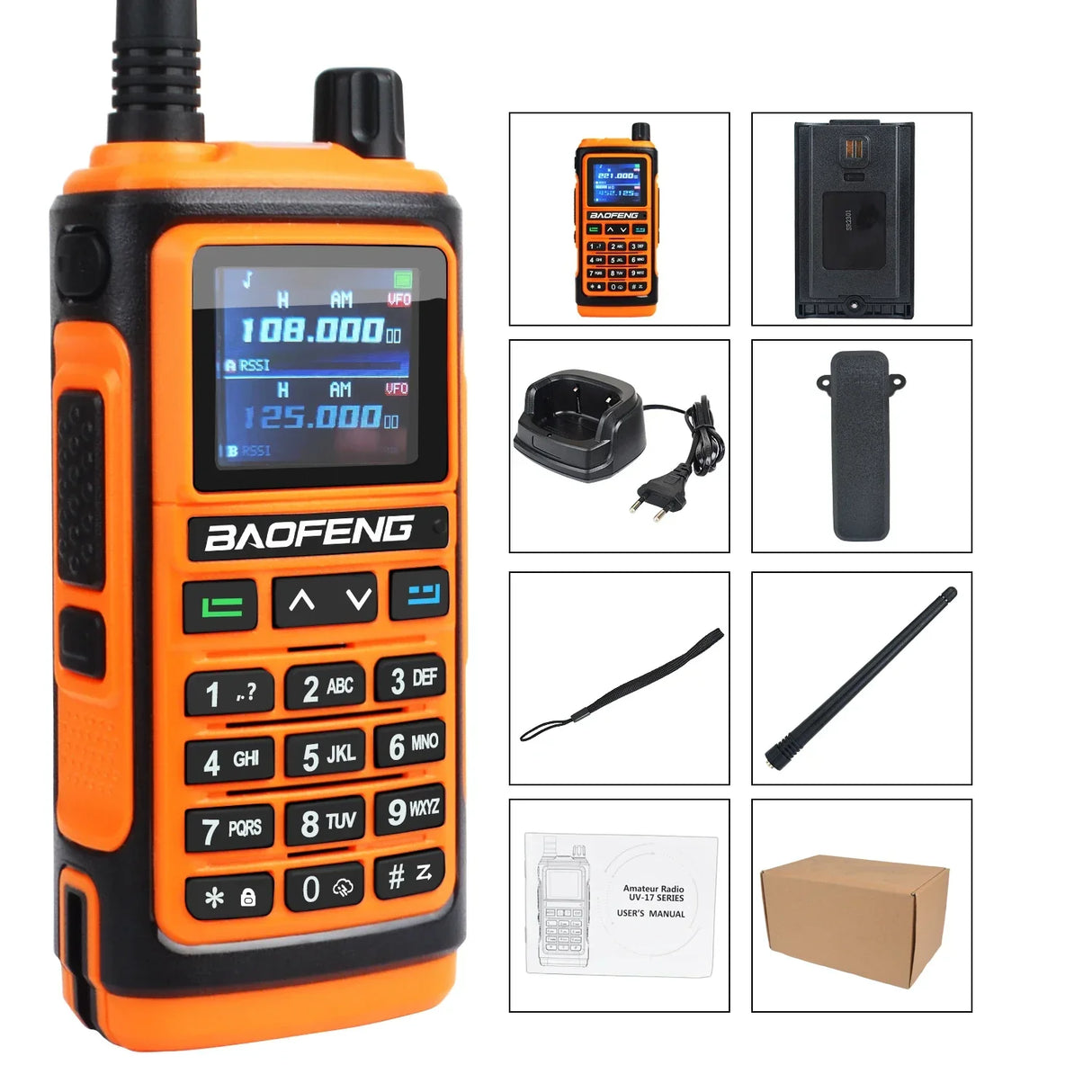 Baofeng UV-17Pro GPS Walkie Talkie 108-130MHz Air Band