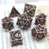 Special Offer Resin Metal Dice Set Sample With