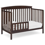 Children Hanover 6-in-1 Convertible Baby Crib, Walnut Espresso/Bianca