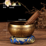 Tibetan Singing Bowl Buddhist Meditation Massage Yoga Chakra