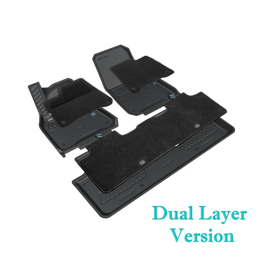 HALO BLK Car Floor Mats Compatible with Tesla