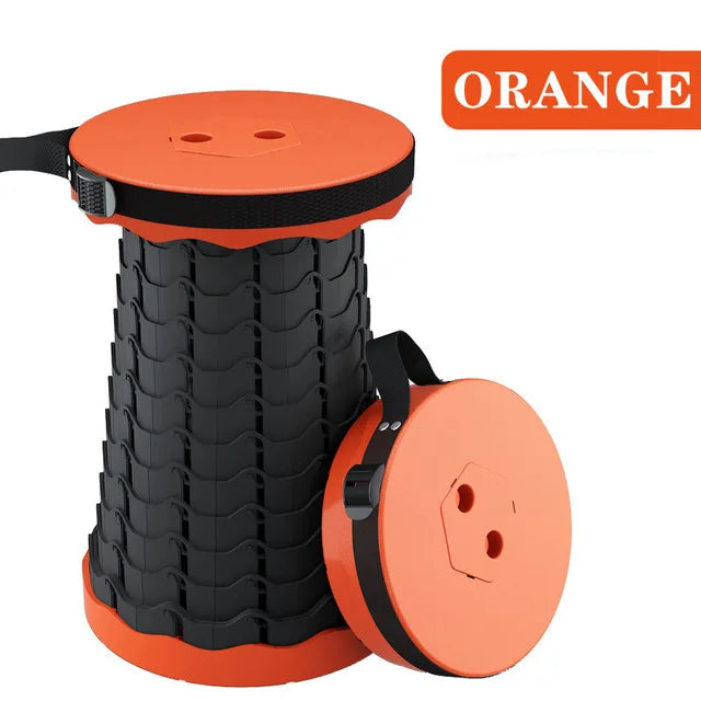 Portable Folding Camping Stools, Outdoor Telescopic Picnic Stools,