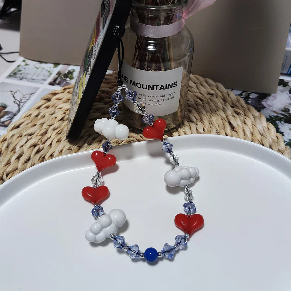 HERLOOK New In Heart Phone Strap Korea Fashion