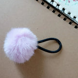 Cute Fur Ball Plush Hair Rope High Elastic