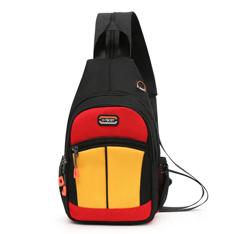 Men Women Polyester Shoulder Bags Outdoor Nylon Fanny