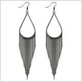 Baroque Long Tassels Dangle Earrings for Women Accessories