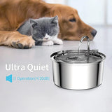 Intelligent Stainless Steel Cat Water Fountain Automatic Drinker