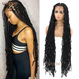 40 Inch Full Lace Front Braided Wigs Butterfly