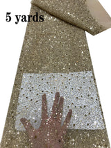 Luxury African Lace Fabric High Quality French Guipure