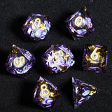 Mini Planet New Design Liquid Core Dice Set