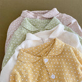 Kids Clothes Girls Loungewear Spring Cotton Yarn Polka