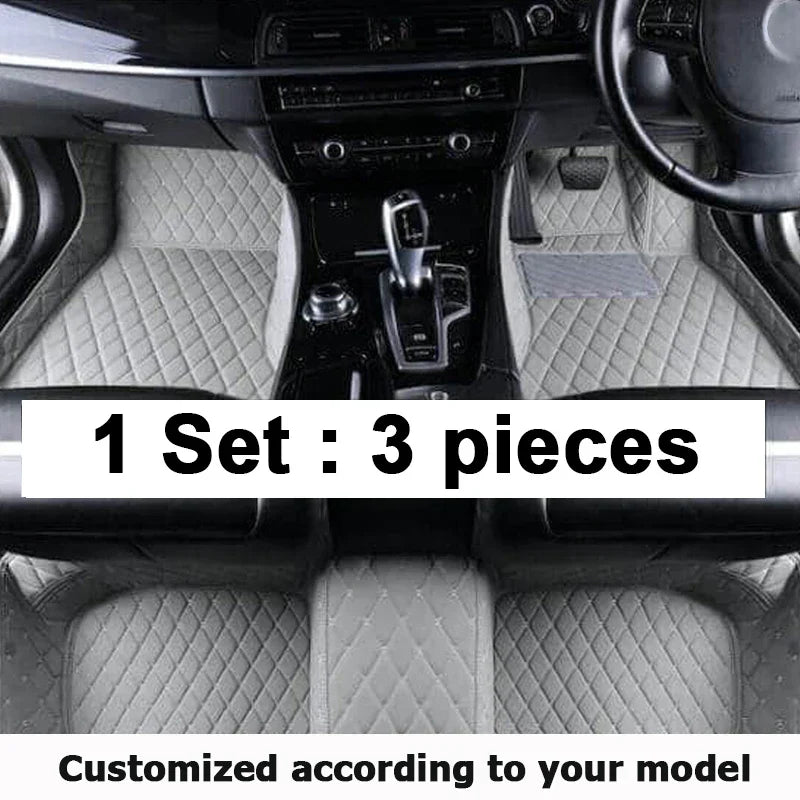 Custom Made Leather Car Floor Mats For Toyota