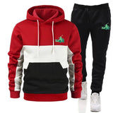 2024 Spring Autumn Men Tracksuit Patchwork color Sportswear